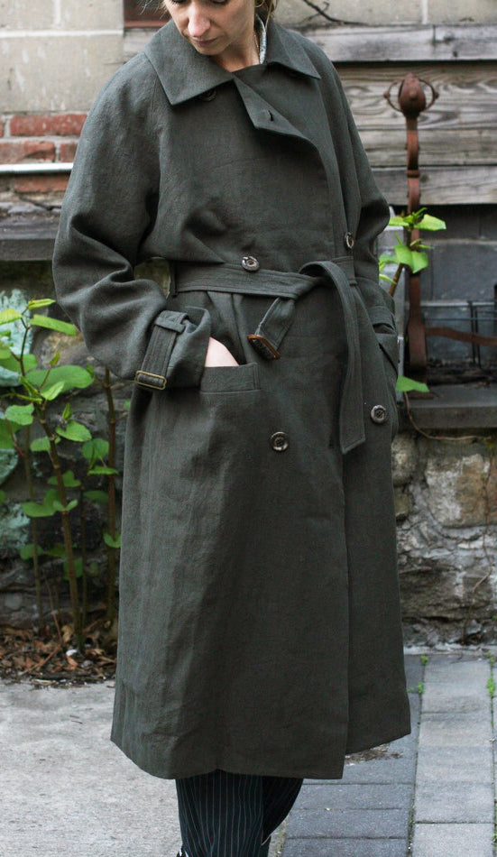 JolieCoat - Two tone Cotton Linen - S, M