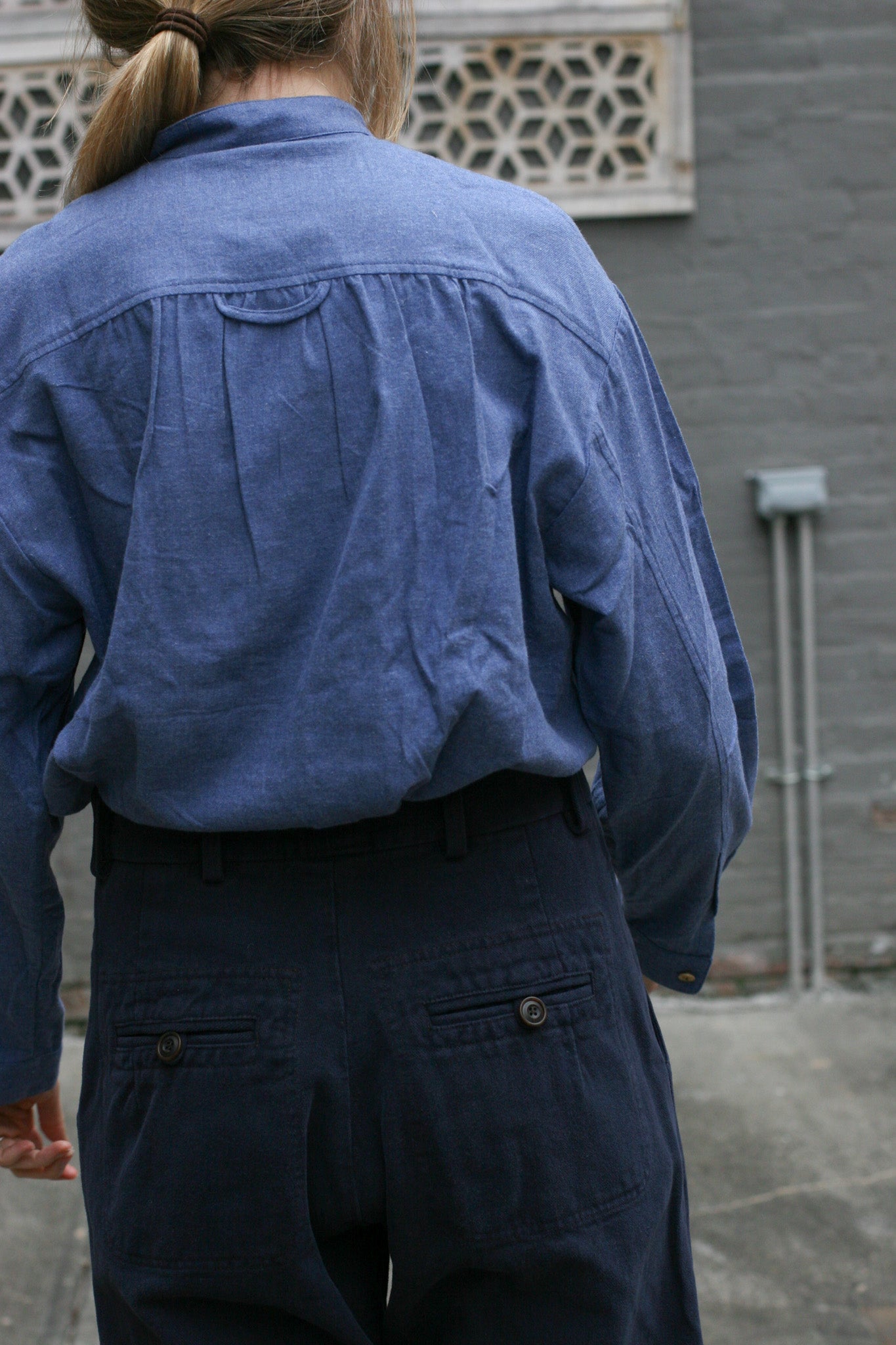 Boro Frankenthaler Shirt - Blue Heather - XS, S