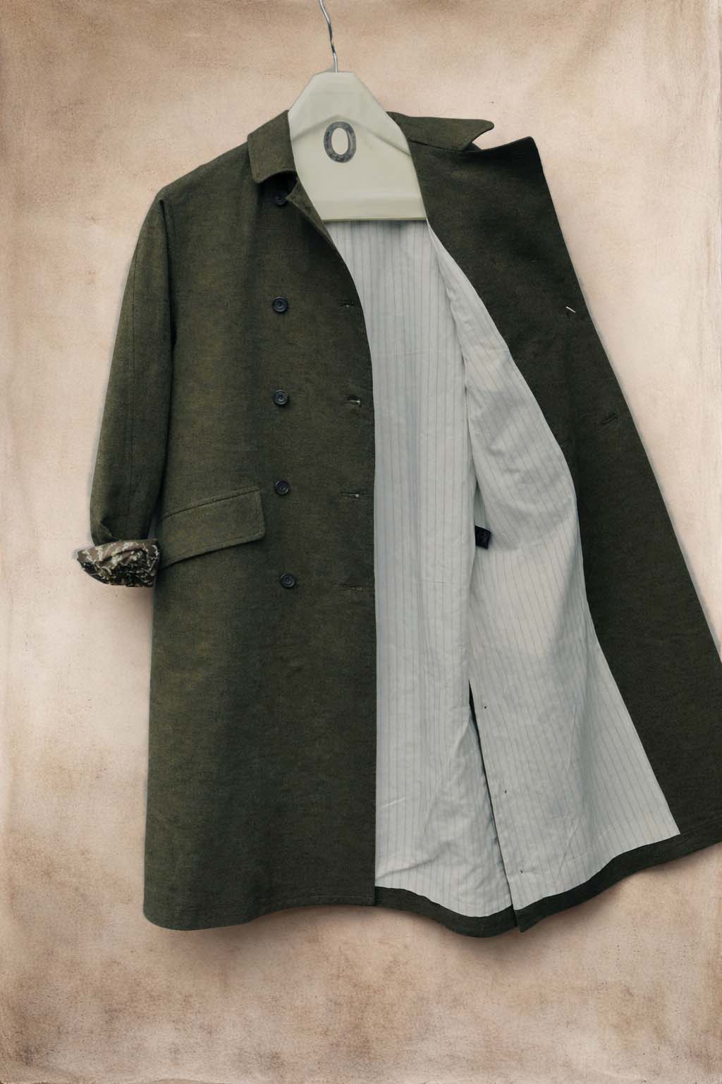 Keaton Trench Coat - Cotton Linen Tweed - XS, S, M, L