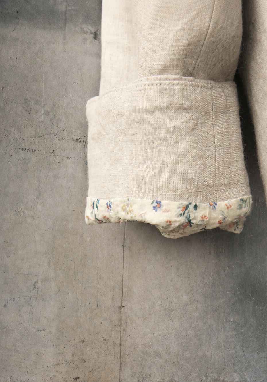 Hutton Jacket - Stone Washed Belgian Linen - S, M, L