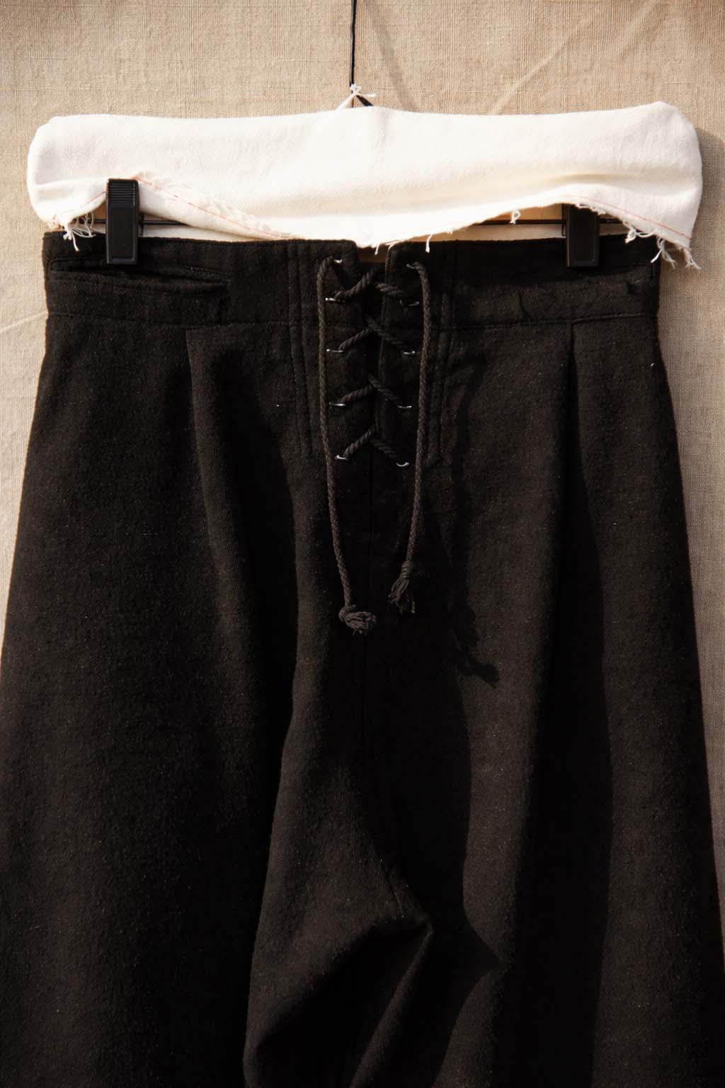 Sailor pants - Japanese Moleskin - Black - S,M