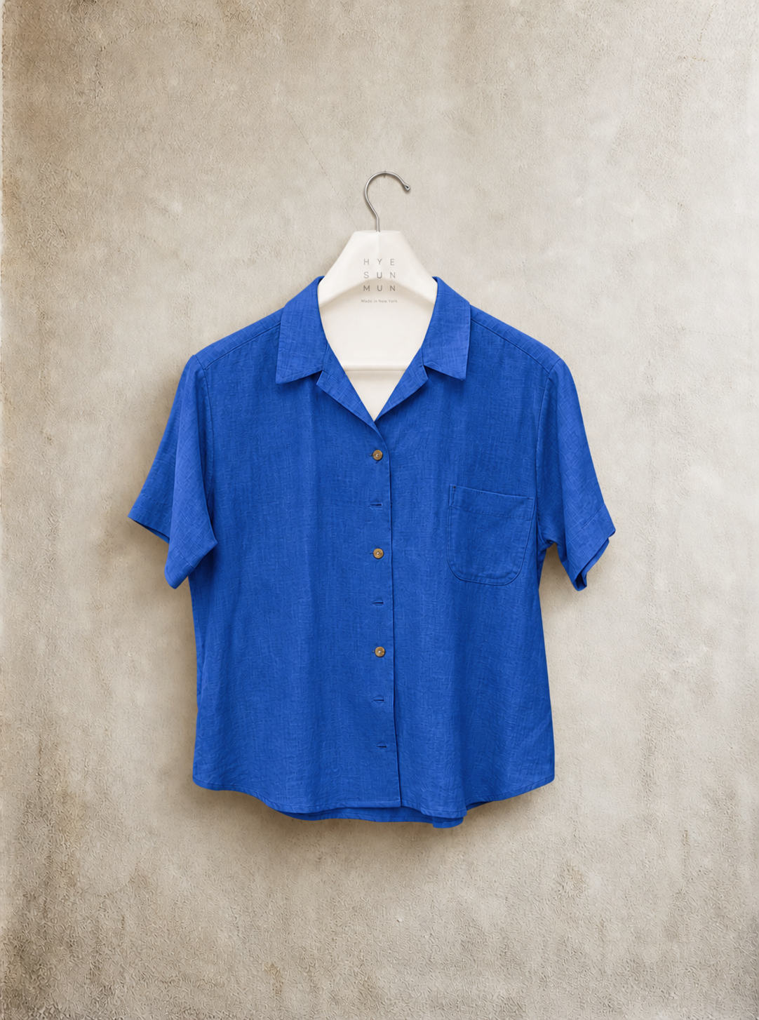 Margaret Shirt - Belgian Azure Blue  Linen - XS, S, M