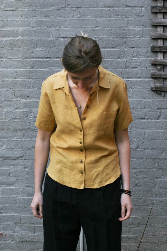 Margaret Shirt - Belgian Linen - XS, S, M