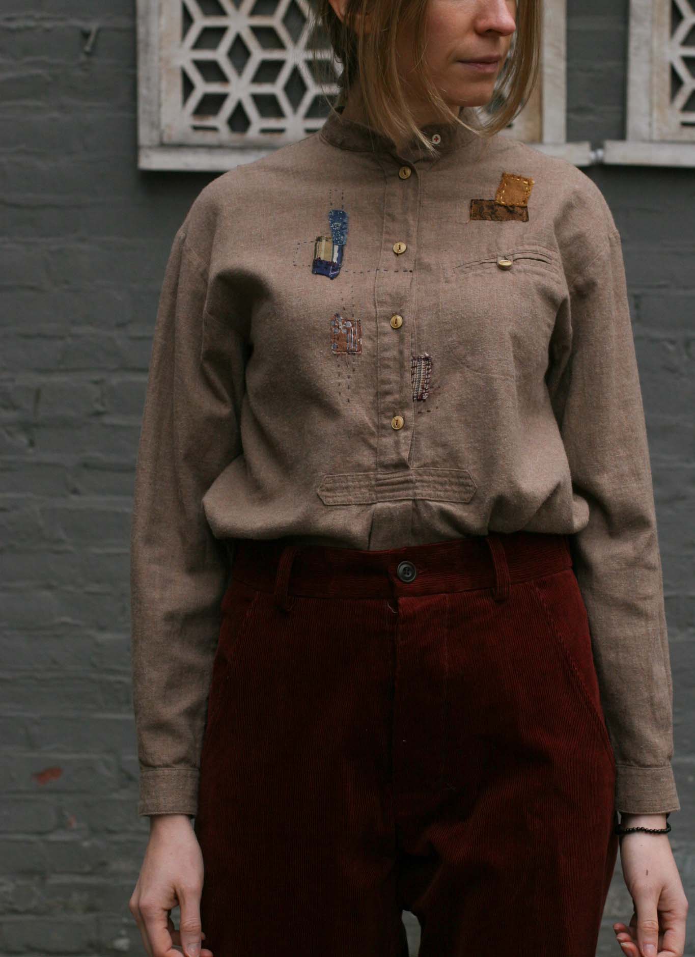 Boro Frankenthaler Shirt - Wheat Heather - XS, S