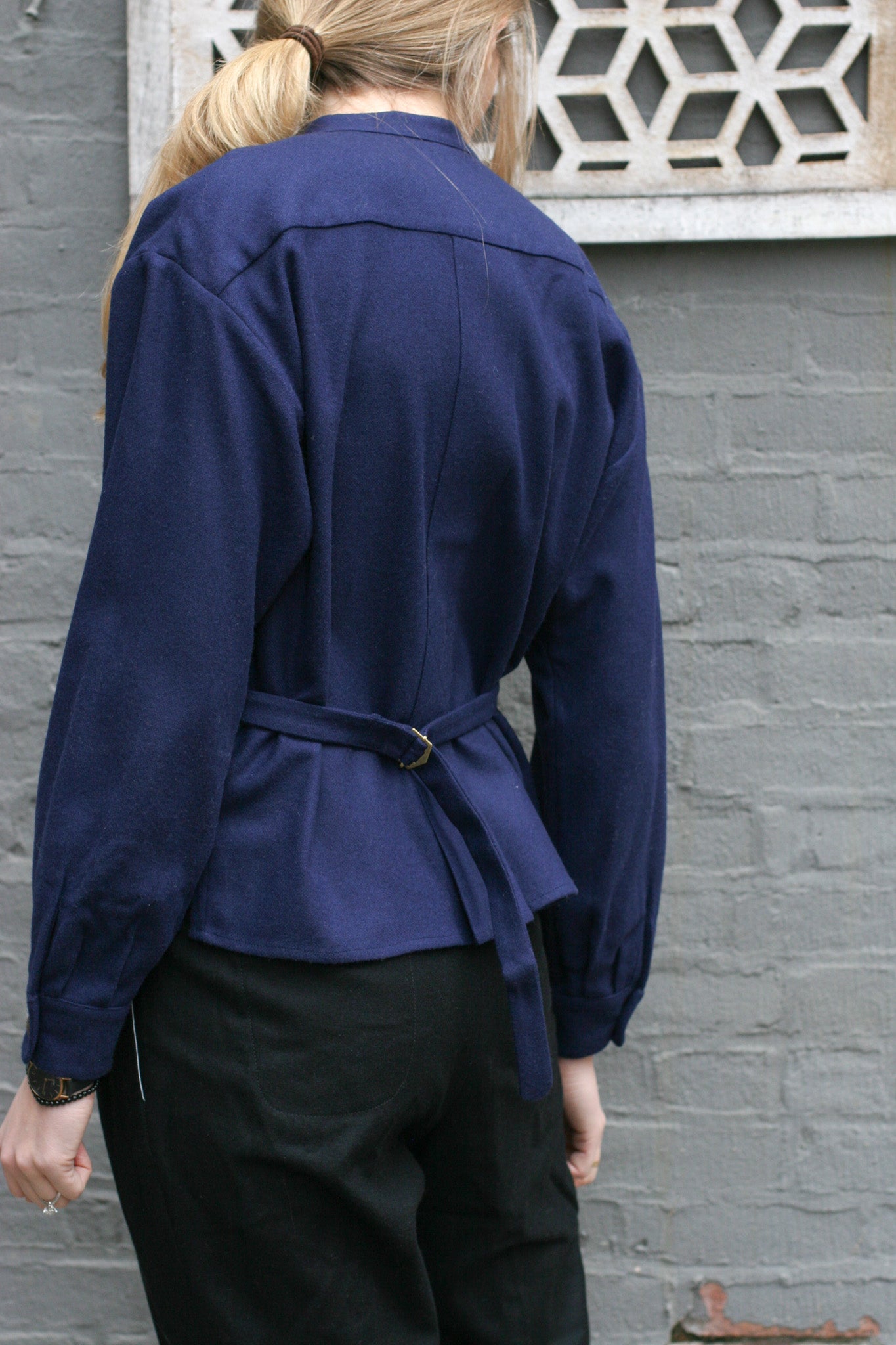 Edith Belted Shirt - Wool Cashmere - XS, M