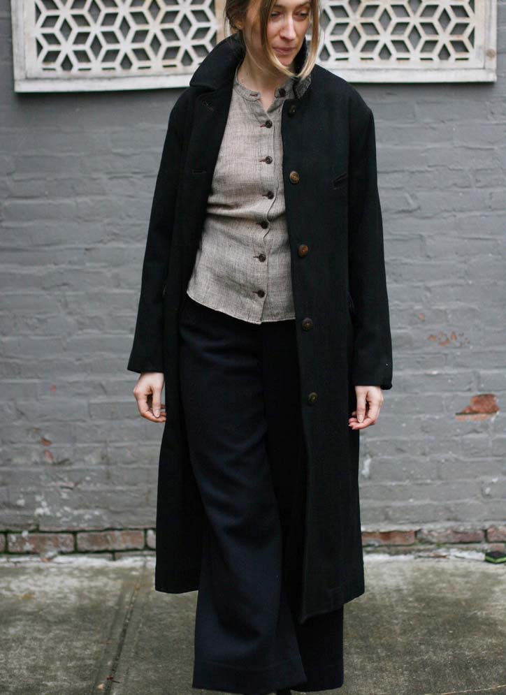 Sontag Coat - Wool Cashmere Black -  S