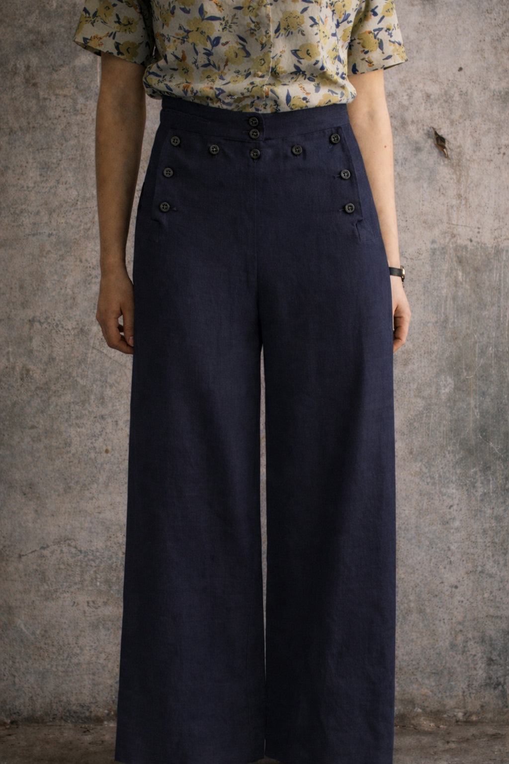 Sailor Pants - Deep Sea Blue - XS, S, M, L