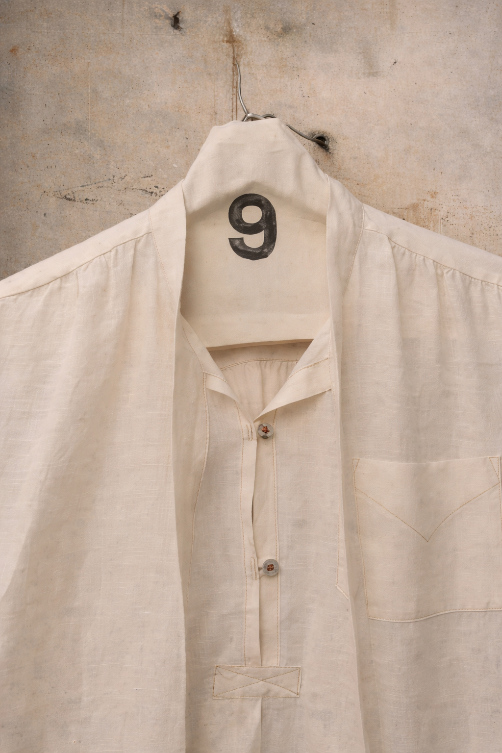 Agnes Shirt - Belgian Cream Linen - XS, S, M