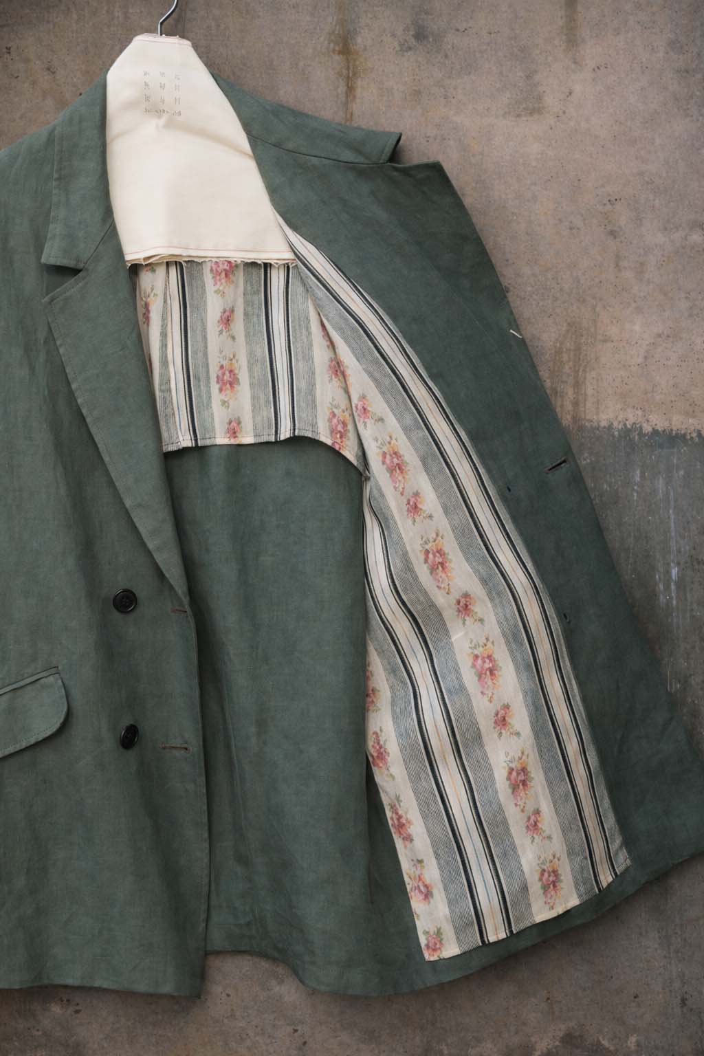 Blanchett Jacket , Belgian Linen- Jade -  M