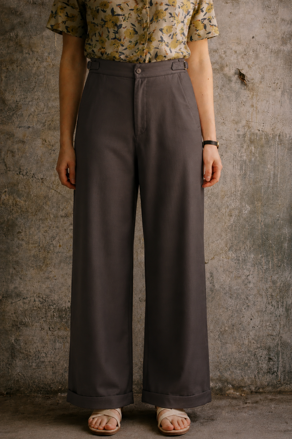 Atelier Wide pants - Tropical Wool - Deep Brown - S,M, L