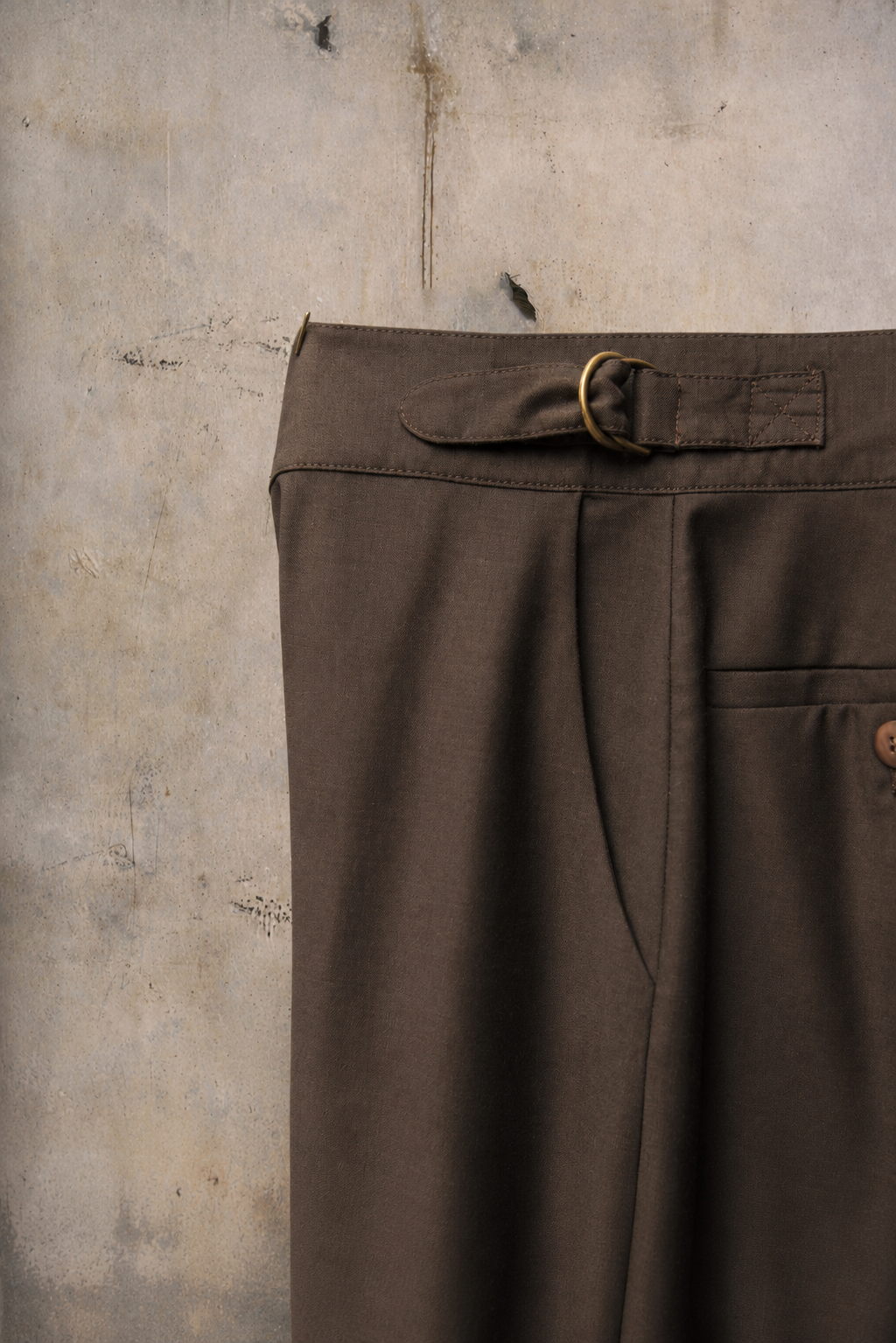 Atelier Wide pants - Tropical Wool - Deep Brown - S,M, L