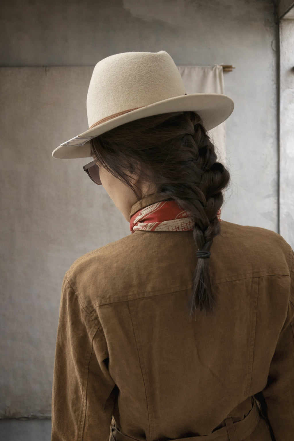 Earhart Jumpsuit - Belgian Linen (Khaki) - XS
