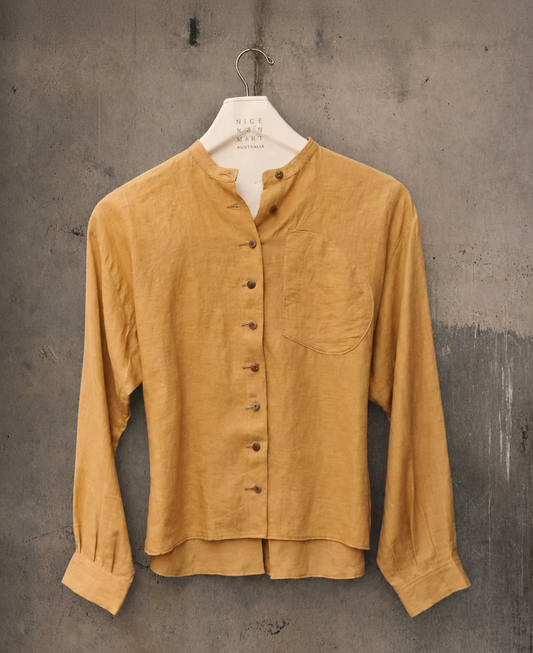 EDITH SHIRT - Belgian Pure Linen  - XS, S , M