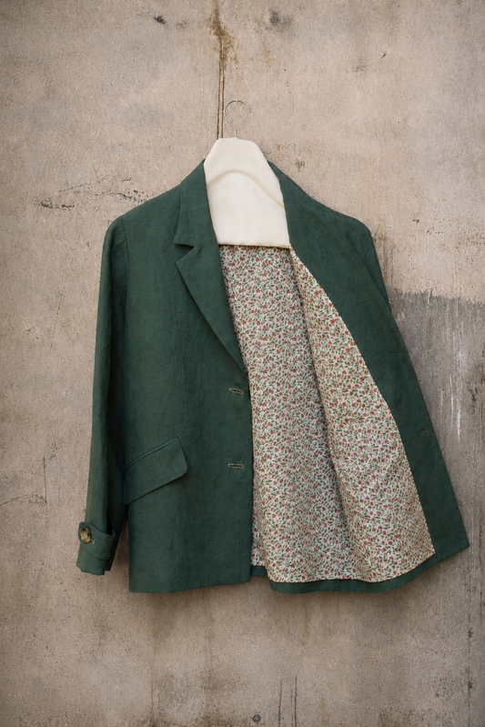 Diana blazer -  Belgian Linen- S, M, L