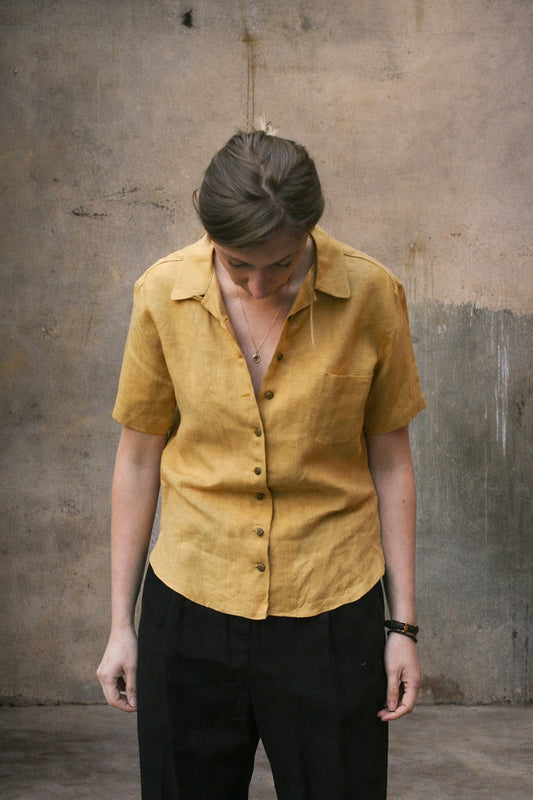 Margaret Shirt - Belgian Linen - XS, S, M
