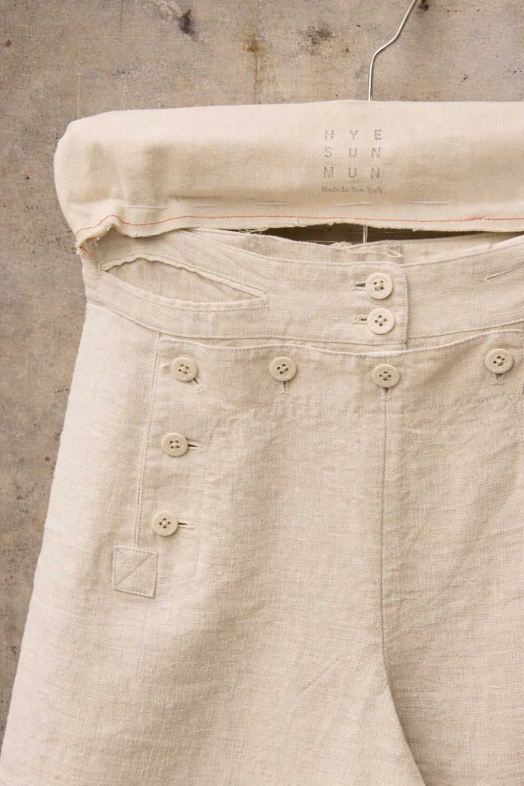 Sailor Pants Japanese Linen - Oatmeal - XS, S,M, L