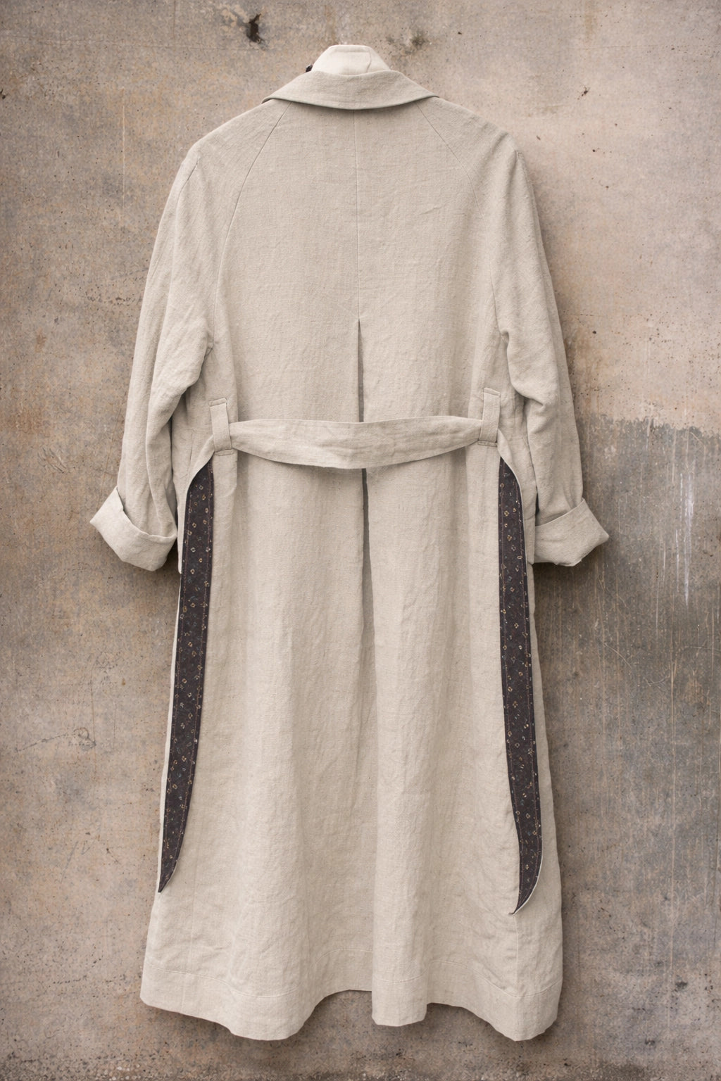 Sontag Coat - Japanese Pre Washed Linen- Sabi Oat -S, M, L